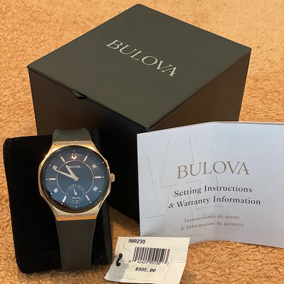 Bulova Other - BULOVA CURV 98R239 ROSE GOLD DIAMOND WATCH